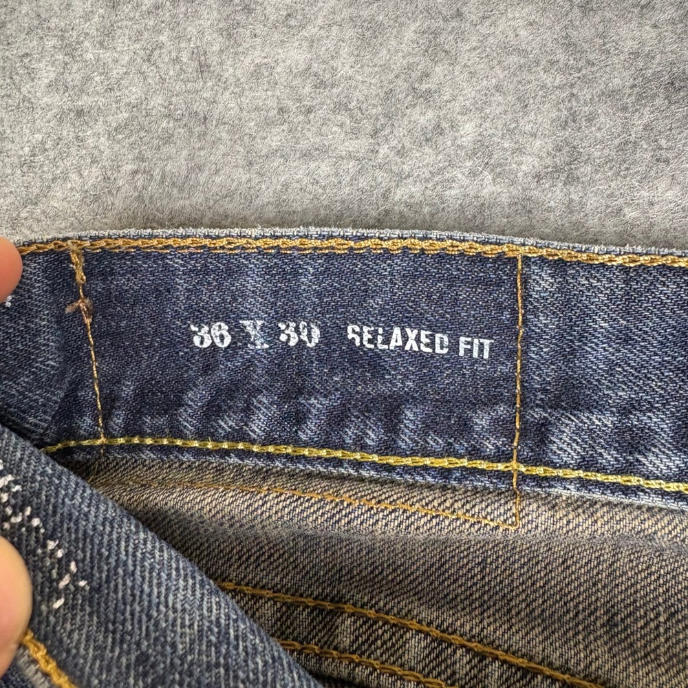 Nautica Jeans Co Mens 36x30 Relaxed Fit Blue Denim Medium Wash Vintage - Picture 3 of 8